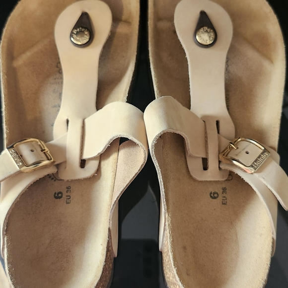 Betula By Birkenstock Shoes - Elegant Beige Leather Sandals